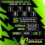 ANGKA SCOTLAND 25 SEPTEMBER 2021