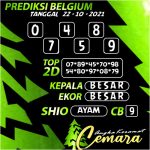 ANGKA BELGIUM 22 OKT 2021