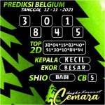 ANGKA BELGIUM 12 NOVEMBER 2021